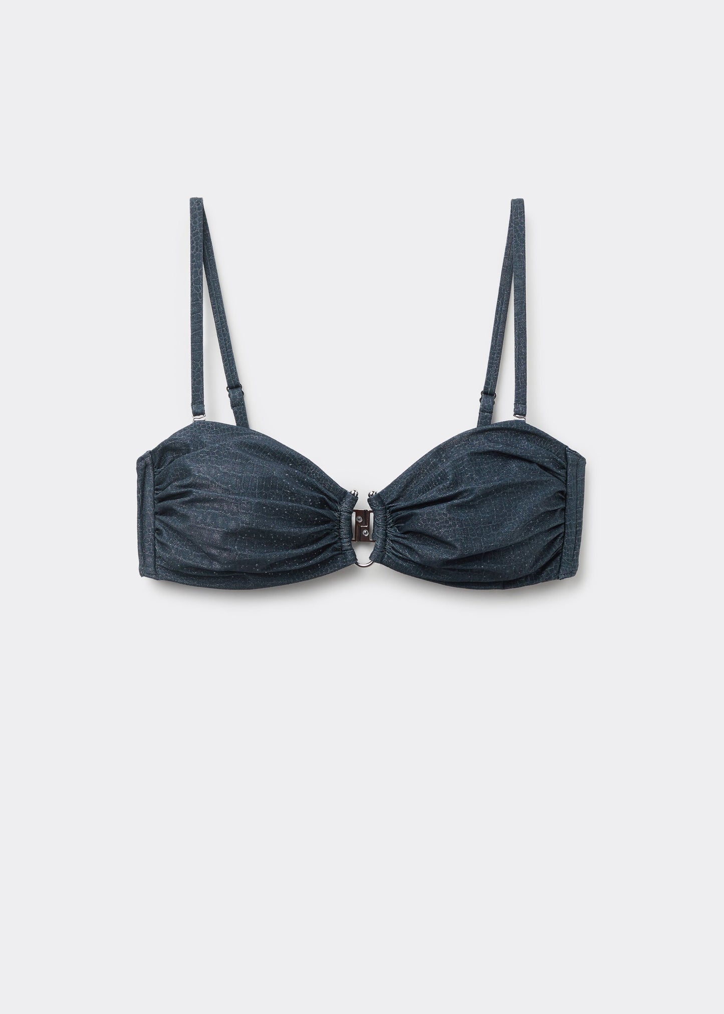 Bandeau Bikini Top Glowing Python