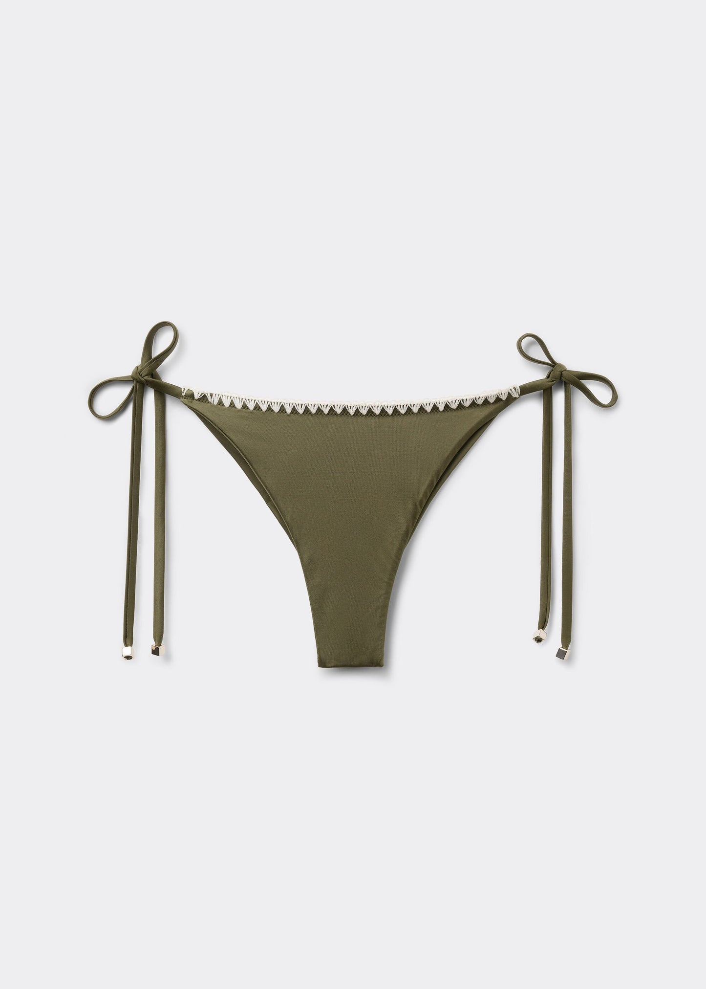 Tie Brazilian Bikini Bottoms Refined Shine