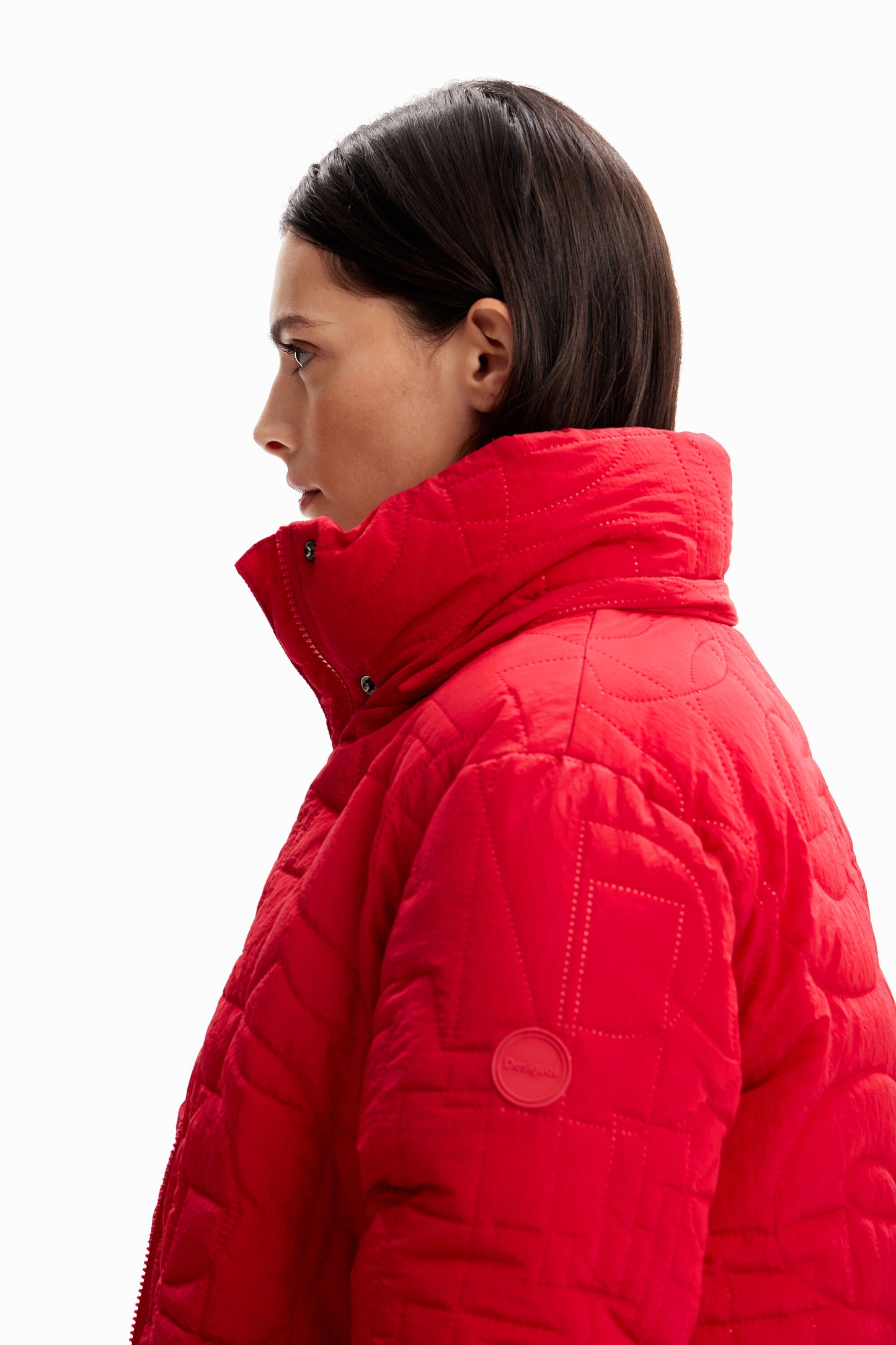 Padded zips coat