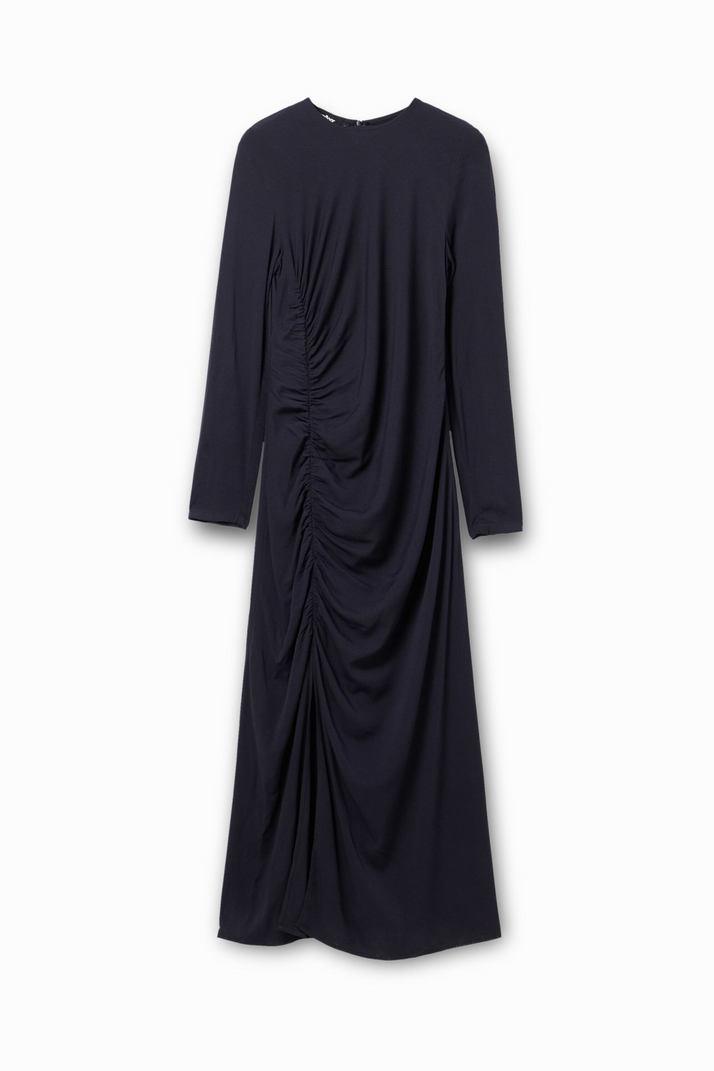 Gathered midi dress
