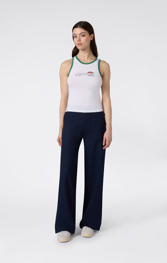 Women's Ringer Tank Top with Graphic