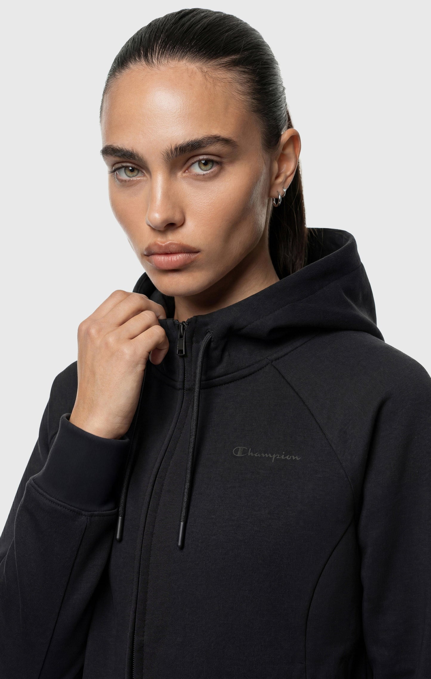 Women's Full Zip Interlock Hoodie