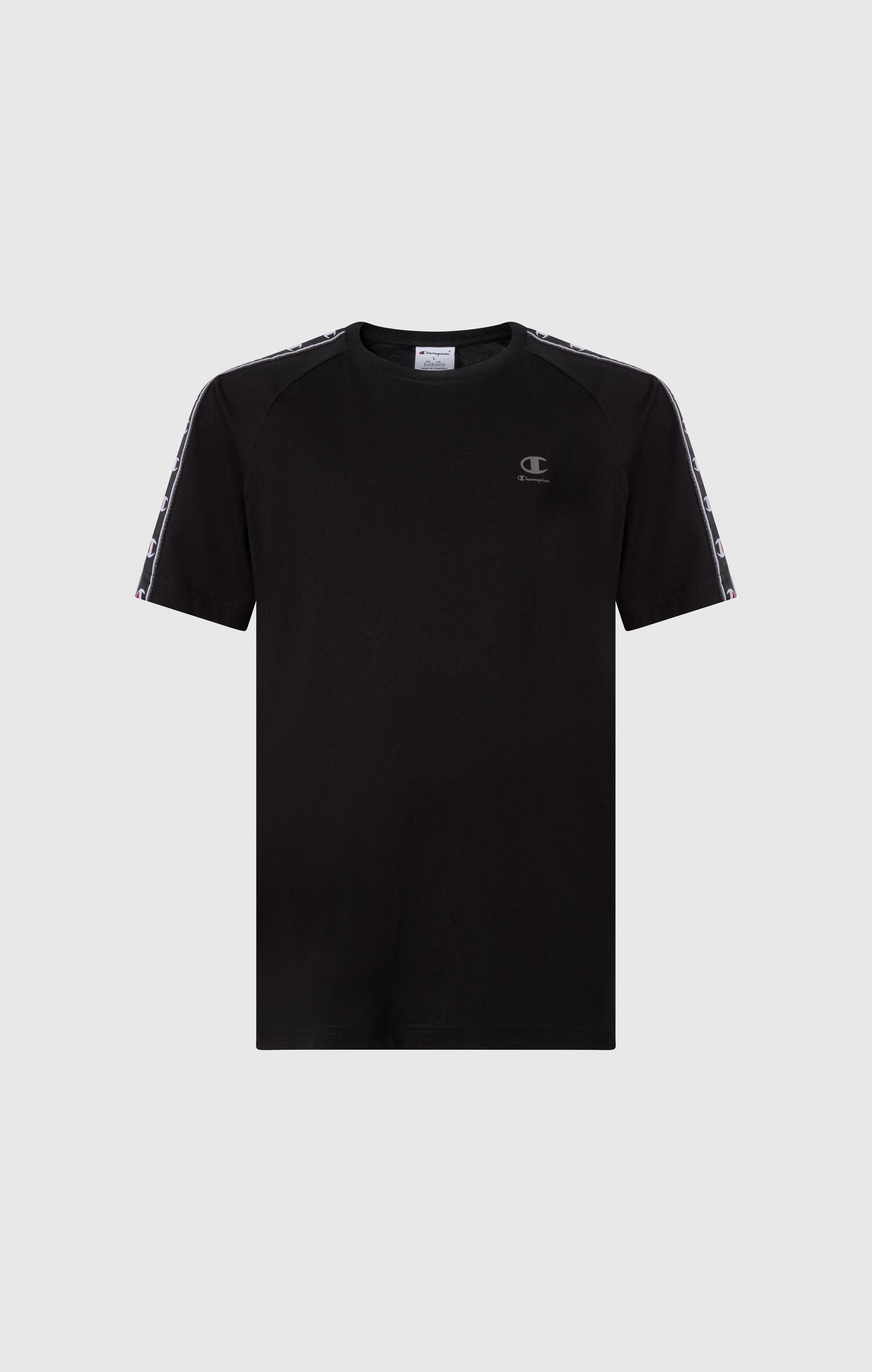 Boys' Crewneck T-Shirt with Tape Logo