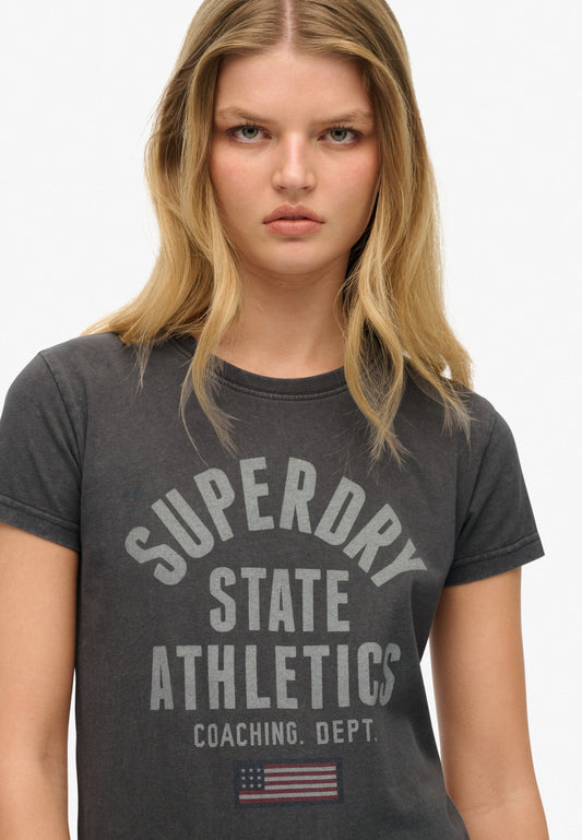Athletic Graphic Fitted T-Shirt