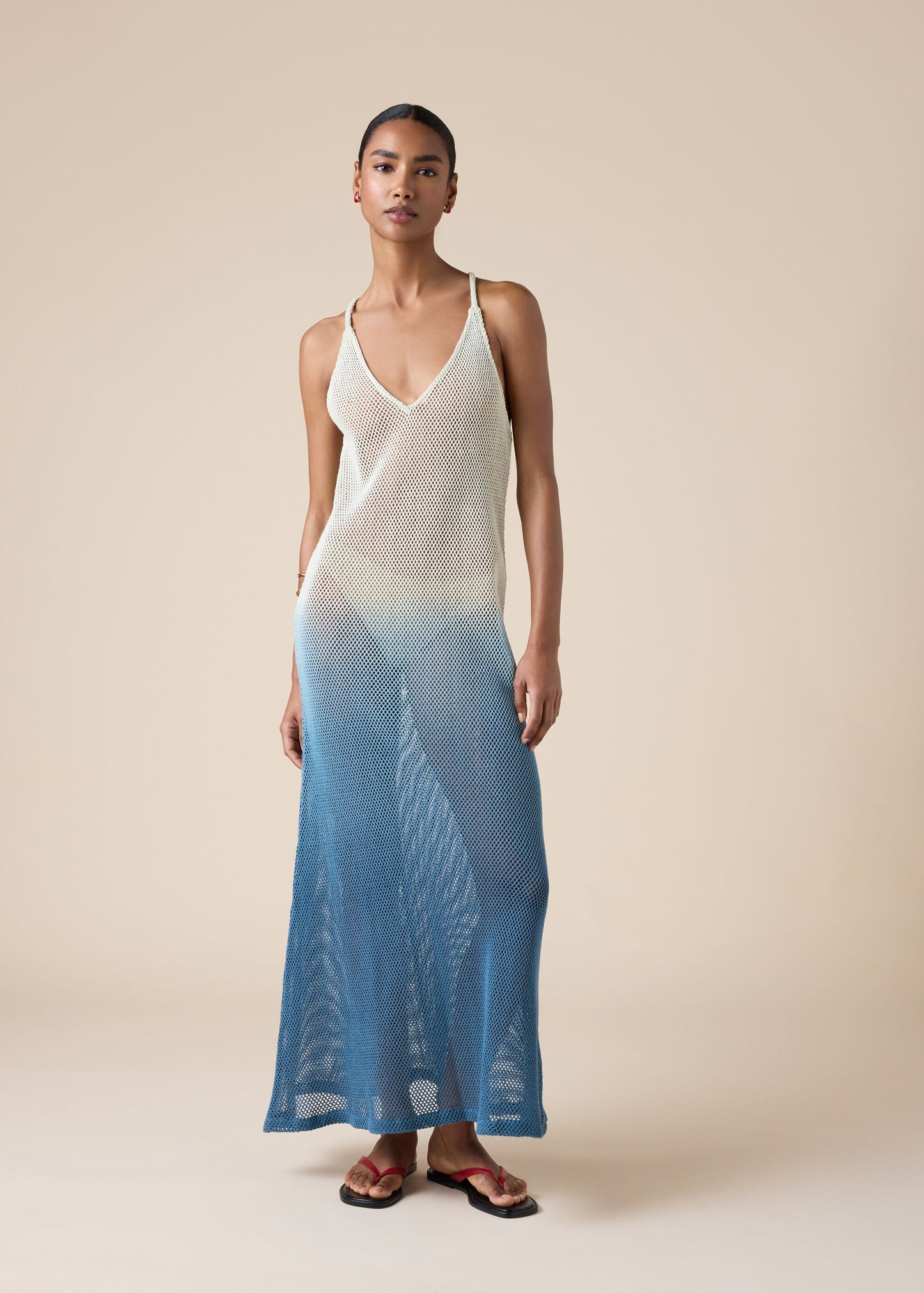 Long Mesh Dress