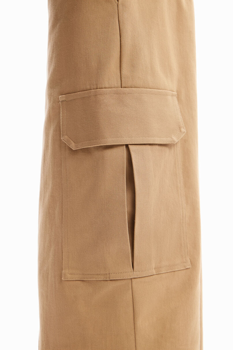 Cargo midi skirt