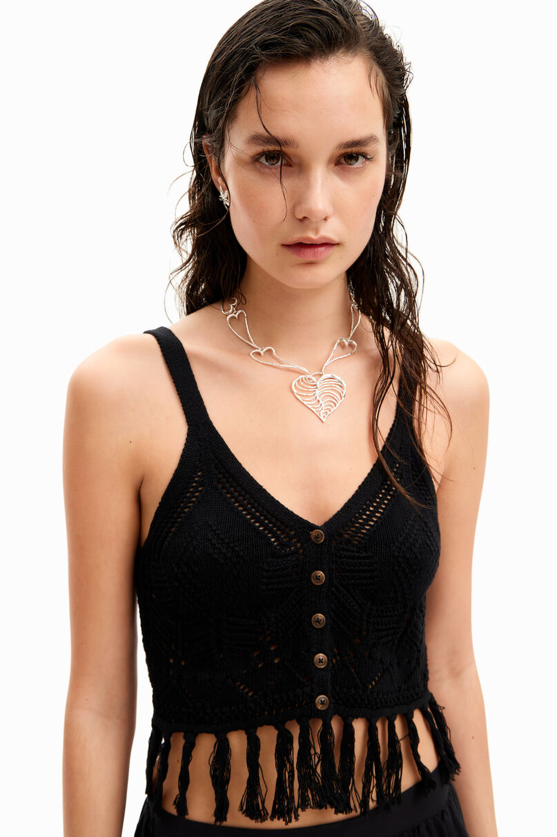 Crochet crop top