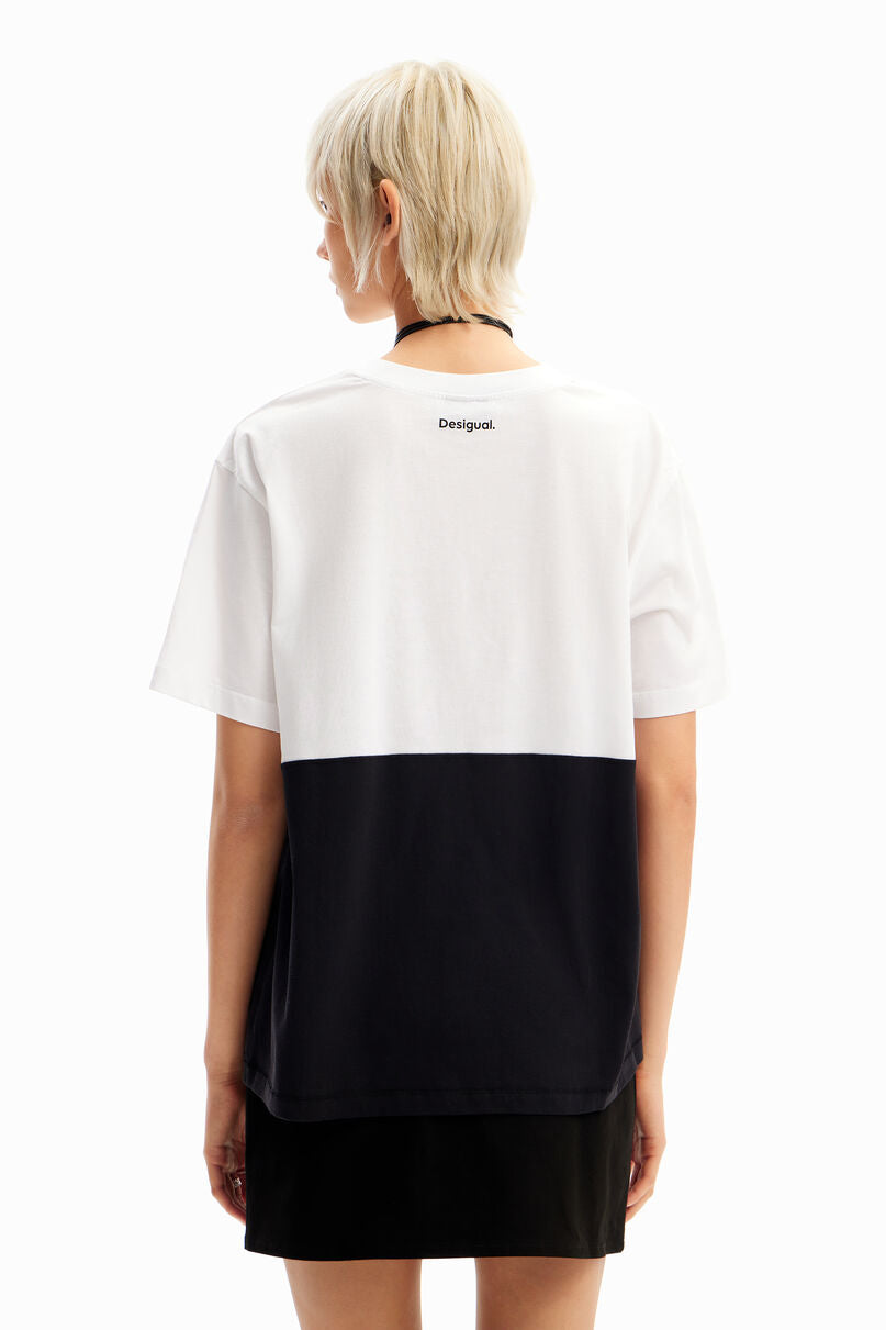 Retro patchwork T-shirt