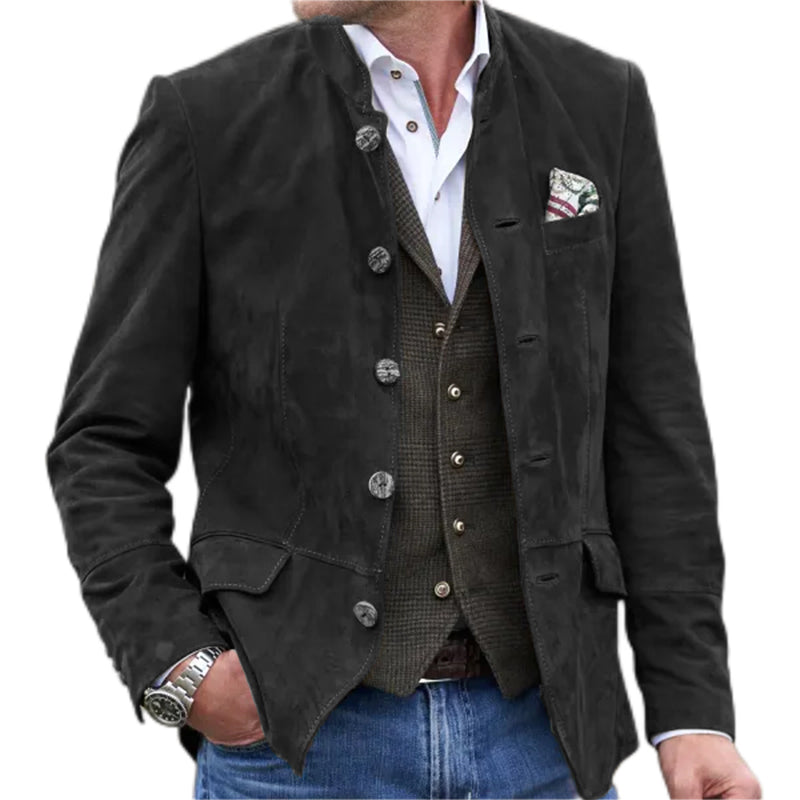 Herren Strickjacke aus Baumwolle, klassisch, leger