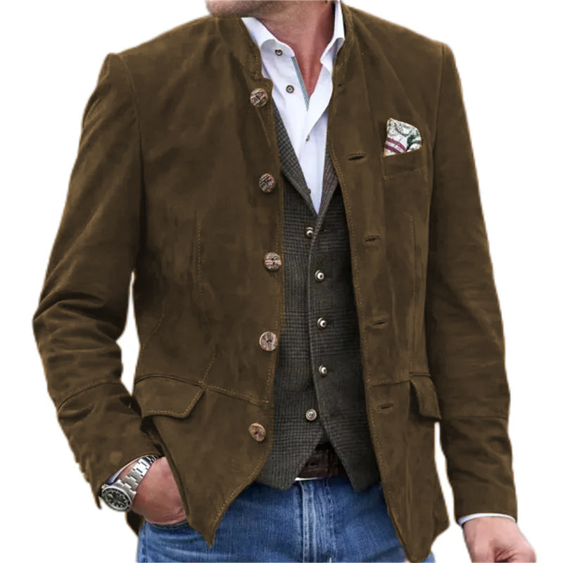 Herren Strickjacke aus Baumwolle, klassisch, leger