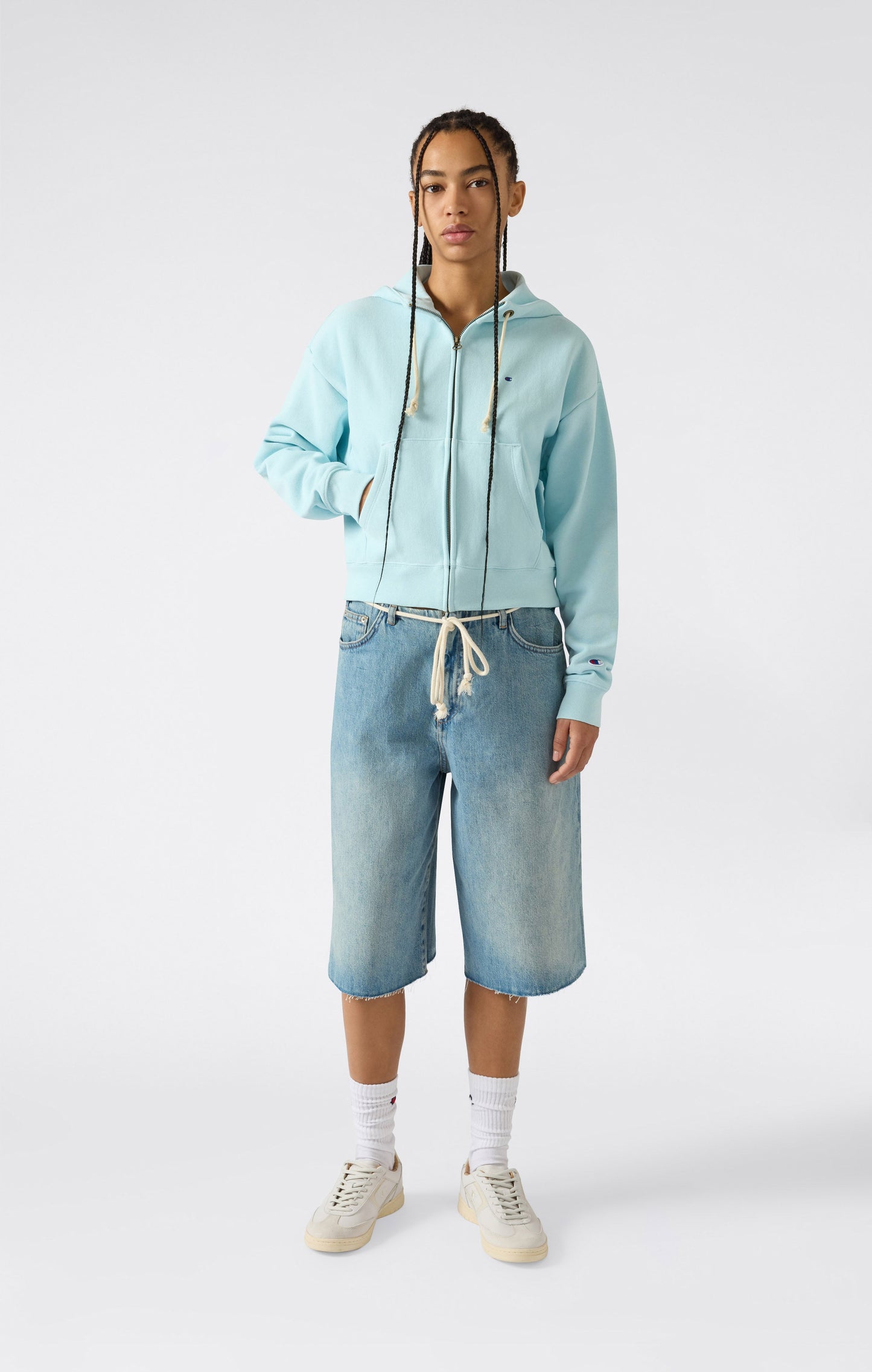 Women's Lightweight Reverse Weave Full Zip Hoodie