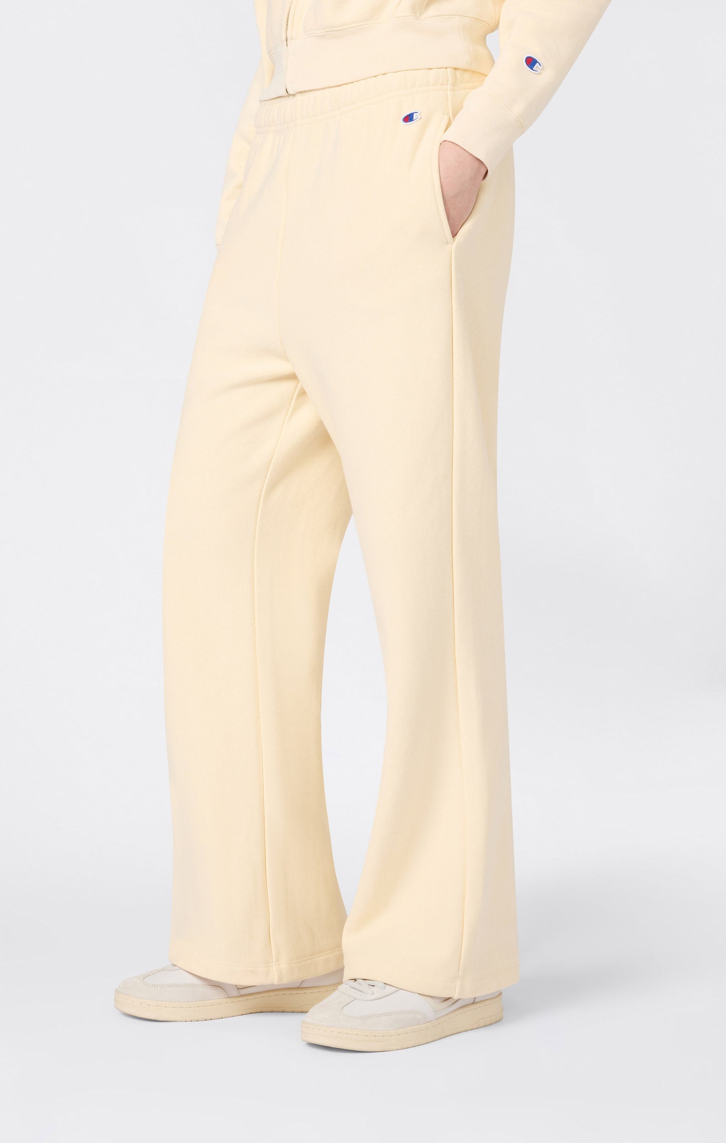 Women's Lightweight Reverse Weave Wide Leg Pants