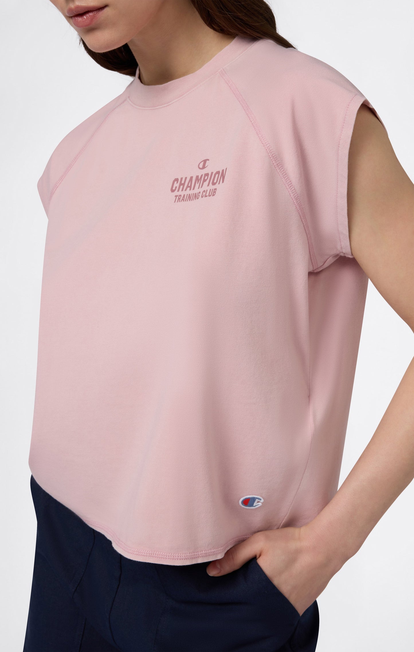 Women's Boxing-Inspired Crewneck T-Shirt