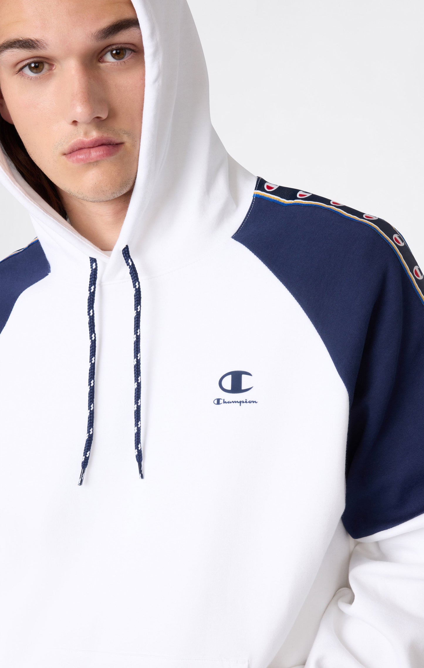 Herren Kapuzenpullover mit Interlock-Band-Logo