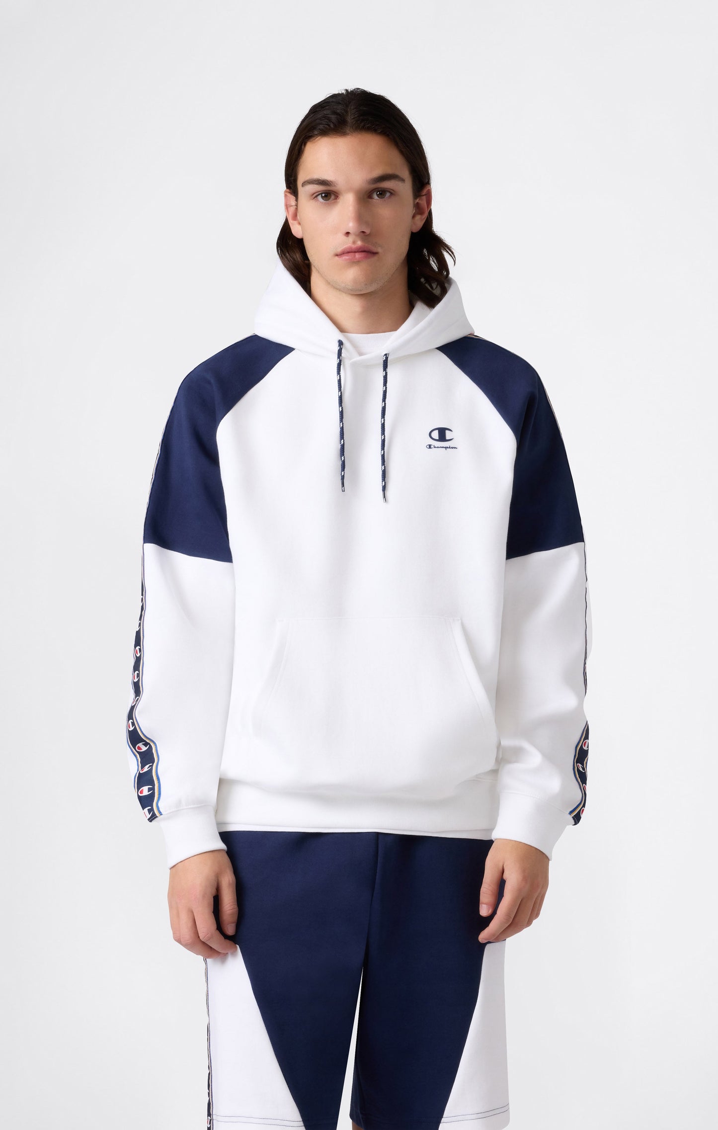 Herren Kapuzenpullover mit Interlock-Band-Logo