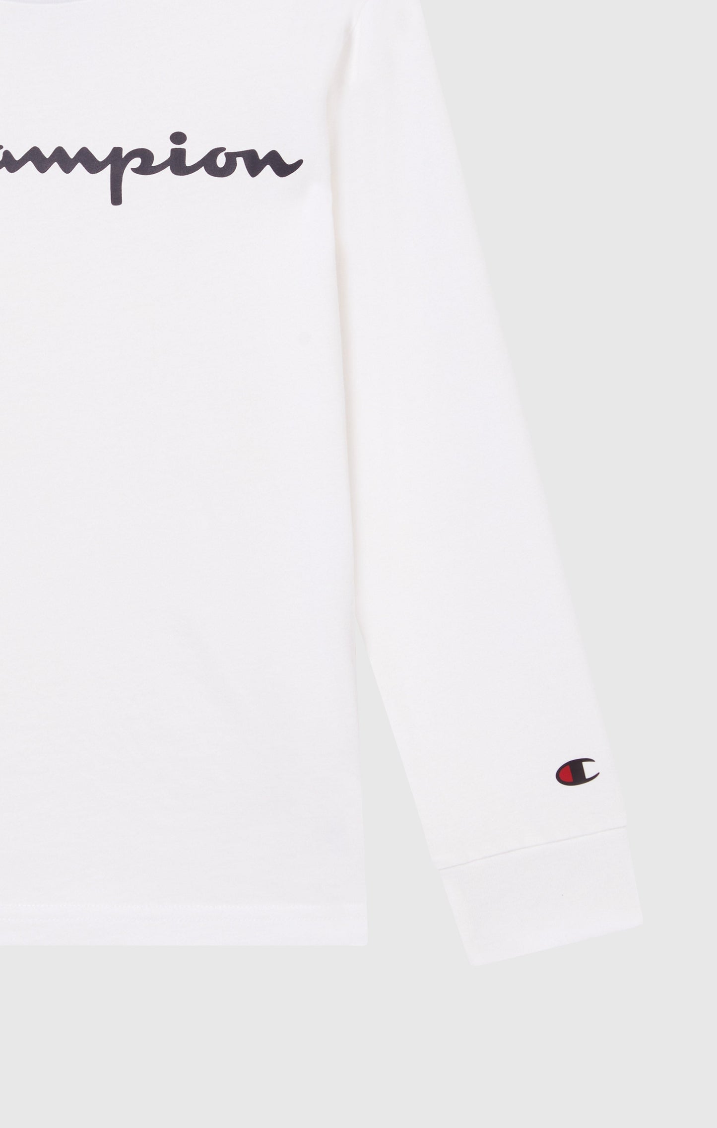 Boys' Long Sleeve T-Shirt Script Logo