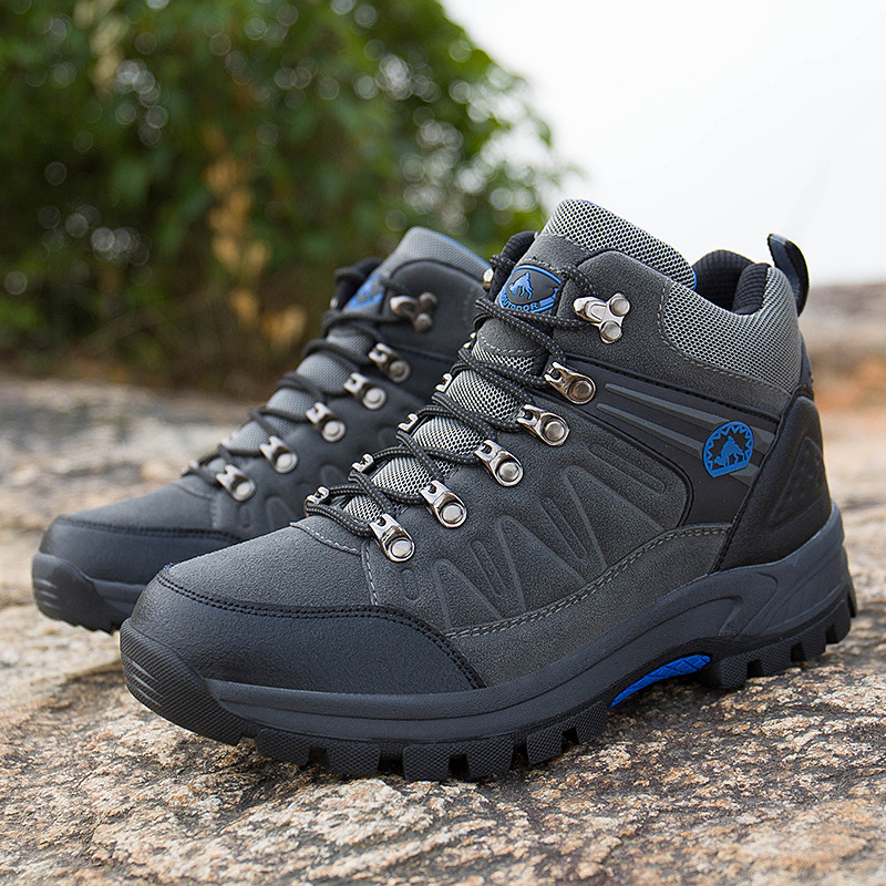(⏰BLACK FRIDAY SPECIAL-70%OFF)Men's Mountaineering Orthopedic Ankle Support Hiking Boots Waterproof Non-Slip Wide Toe Tactical Boots